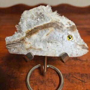 Crystal Fish with Holder NEW